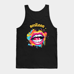 Smile Shirt ,Positive Vibes,Smiley Gesicht,süßes T-Shirt,Happy Shirt Tank Top